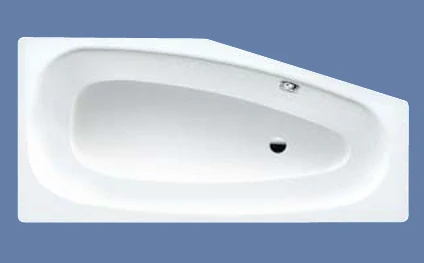 vana Kaldewei Ministar 157/75 model 833 s otvory pro madla, smaltovaná ocel, bílá