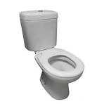 Duravit wc combi Dune 0250.01 spodní odpad vč. nádrže boční/spodní napoštění 0921.00/0921.10 a výpustní armatury 93604.81 bílý