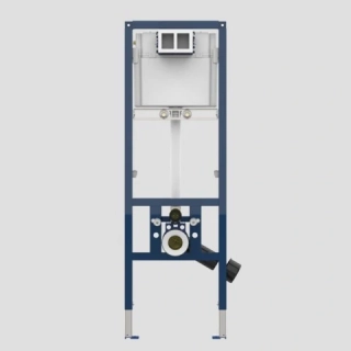 Sanit modul pro závěsné WC samonosný 995M INEO 1185mm  vč. ovládacího tlačítka bílé 90.502.00.0000