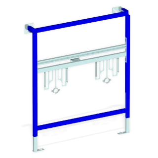 Sanit modul pro dvojumyvadlo samonosný 995 1185mm  90.613.00.0000