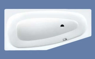 vana Kaldewei Miniform 157/75 model 830 pravá, smaltovaná ocel, bílá