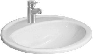 umyvadlo Jika Ibon zápustné H81301.0 s otvorem, 52 cm bílé