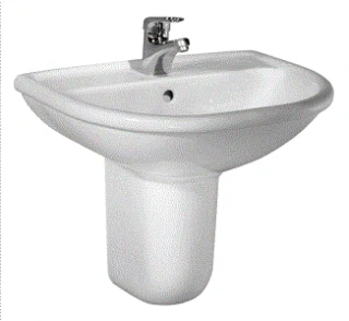 umyvadlo Jika Festa H81072.20 bez otvoru, 60 cm pergamon