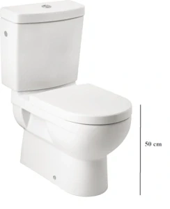 WC mísa k combi bez nádrže Jika Mio 2371.6 vario odpad bílý
