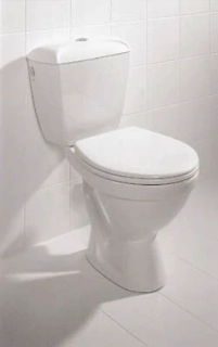 WC mísa k combi bez nádrže Jika Lyra 2419.4 zadní šikmý odpad bílý