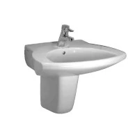 umyvadlo Laufen Radial 1075.6 s otvorem 80/57 cm povrchová úprava LCC bílé