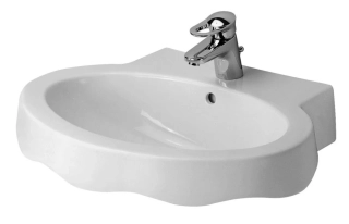 Duravit umyvadlo Medici 0437.70 s otvorem, 70/57 cm bílé