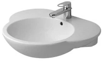 Duravit umyvadlo Giamo 0430.70 s 3 otvory pro baterii vč. půlsifonu, 70/60 cm bílé