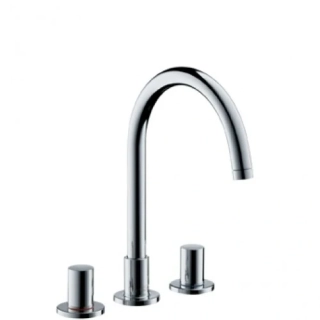 umyvadlová baterie Hansgrohe Axor Uno tříotvorová chrom 38053000
