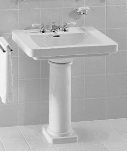 umyvadlo Keramag Cotta 120480 s 3 otvorové vč.sifonu Clou 80/53 cm bílé