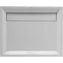 sprchová vanička Duravit 2nd floor 80/120/4 cm s čelním panelem se skrytým odpadním odtokem  bílá