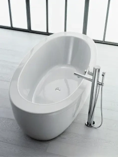  vana samostatně stojící Laufen Ilbagno Alessi 204x102 cm  H4197.0 bílá
